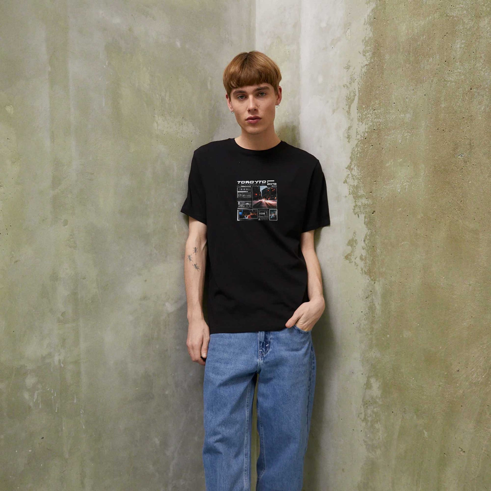 Polo Republica Men's Toronto Printed Crew Neck Tee Shirt Men's Tee Shirt Polo Republica