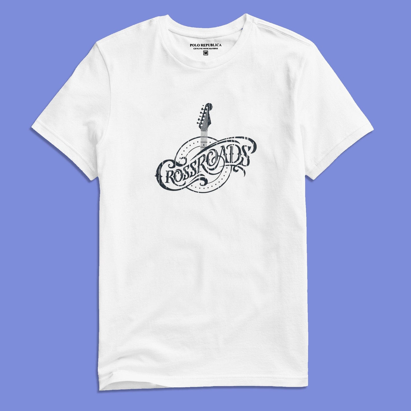 Polo Republica Men's Cross Roads Printed Short Sleeve Tee Shirt