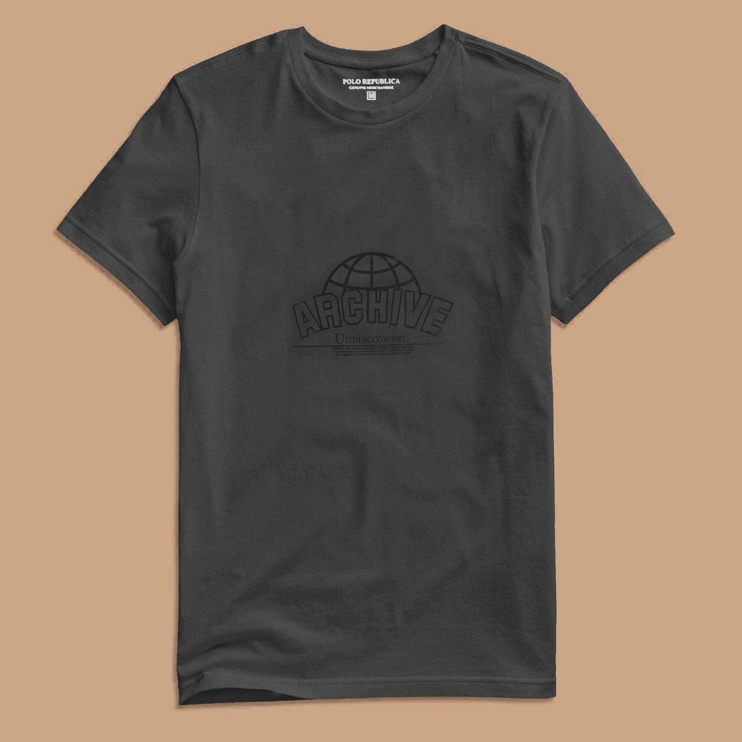 Polo Republica Men's Archive Printed Crew Neck Tee Shirt Men's Tee Shirt Polo Republica