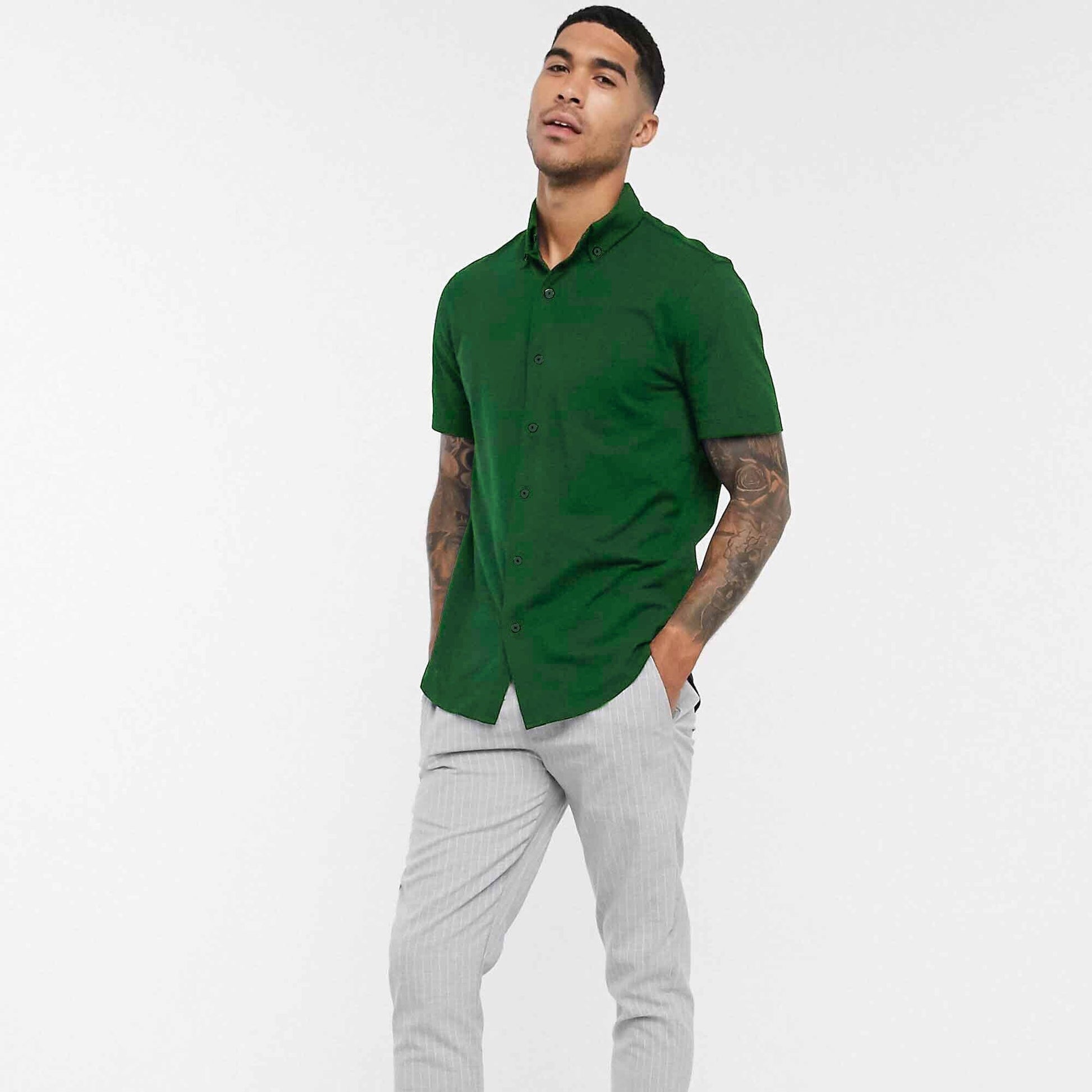 Polo Republica Men's Essentials Short Sleeve Pique Casual Shirt Men's Casual Shirt Polo Republica