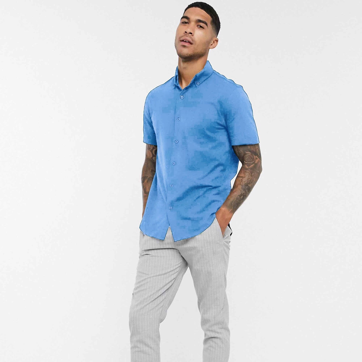 Polo Republica Men's Essentials Short Sleeve Pique Casual Shirt Men's Casual Shirt Polo Republica