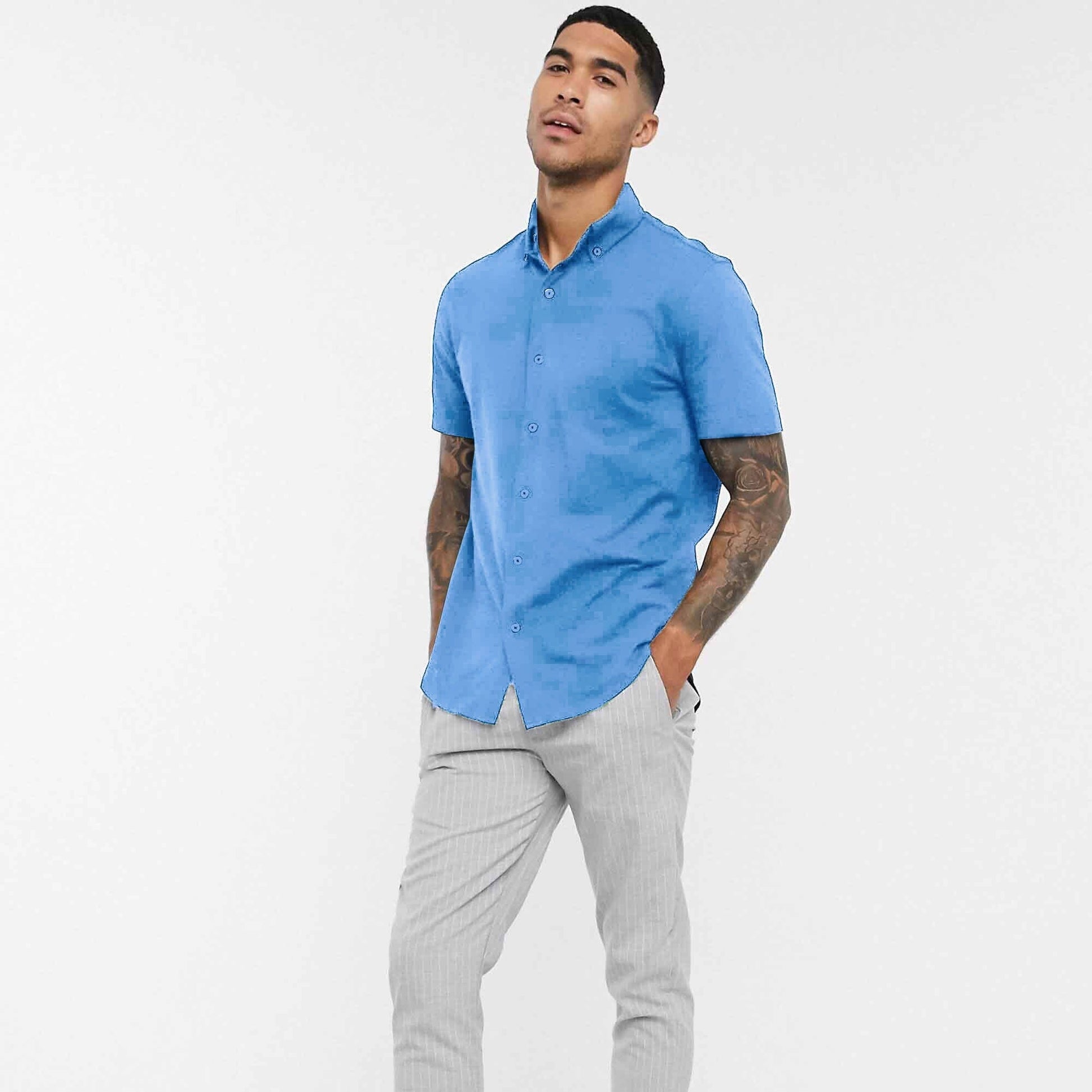 Polo Republica Men's Essentials Short Sleeve Pique Casual Shirt Men's Casual Shirt Polo Republica