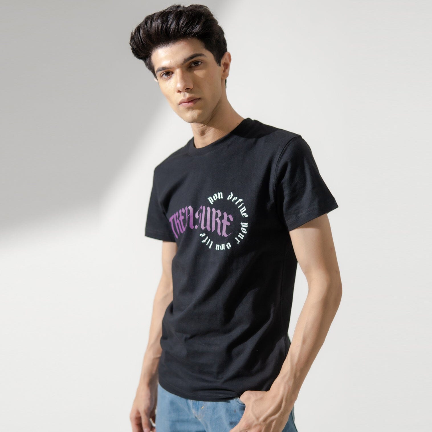 Polo Republica Men's Treasure Printed Crew Neck Tee Shirt Men's Tee Shirt Polo Republica