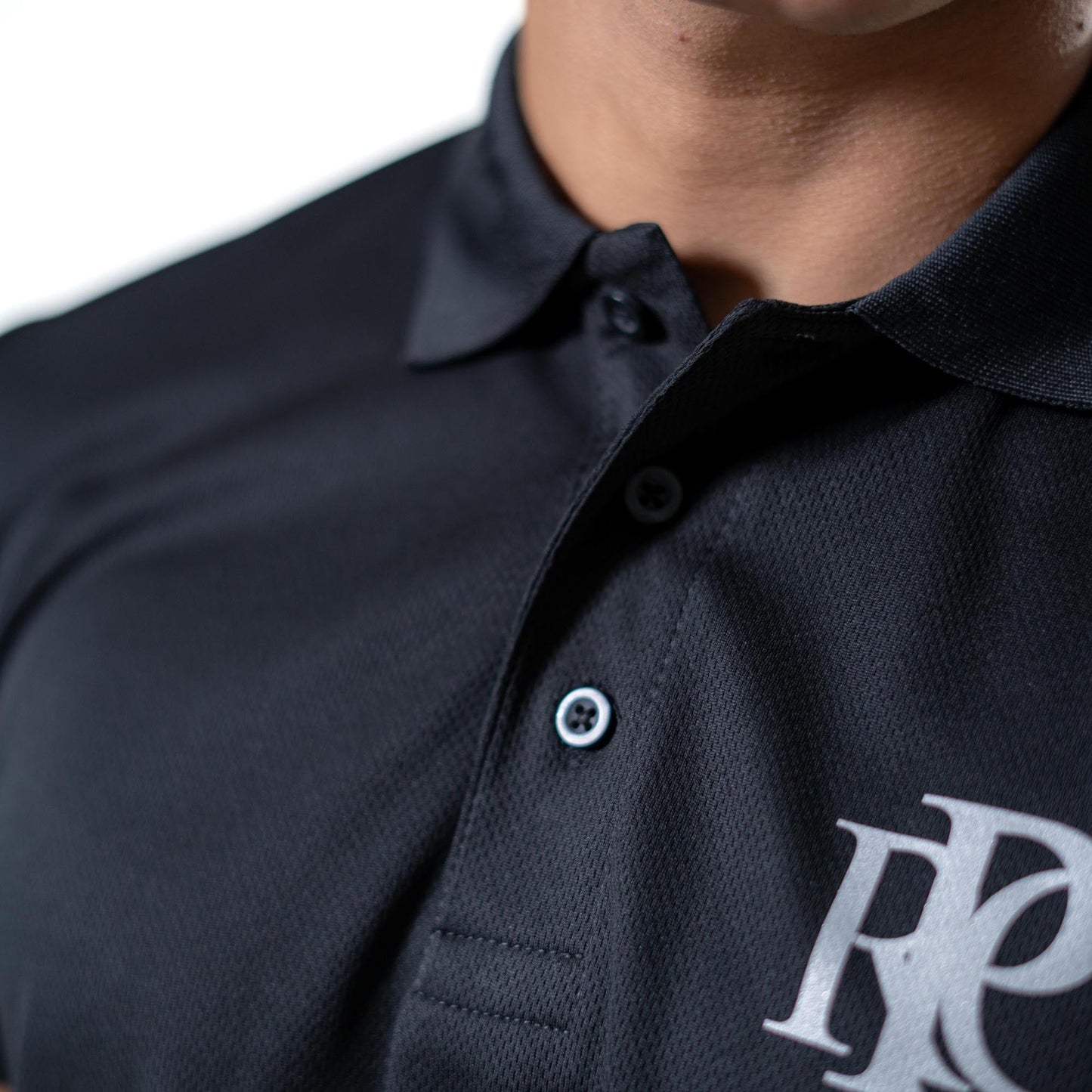 Polo Republica Men's PRC With Strips Printed Activewear Polo Shirt