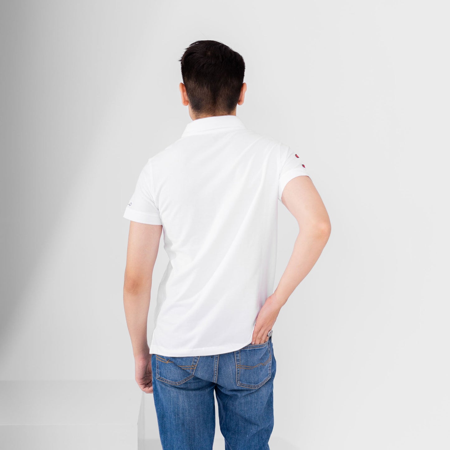 Polo Republica Men's USA Crest & Polo 3 Embroidered Short Sleeve Polo Shirt