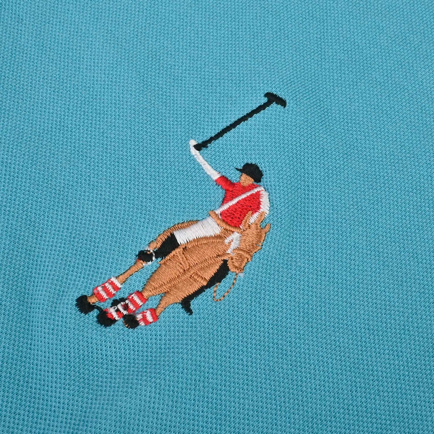 Polo Republica Men's Signature Pony & 8 Embroidered Short Sleeve Polo Shirt