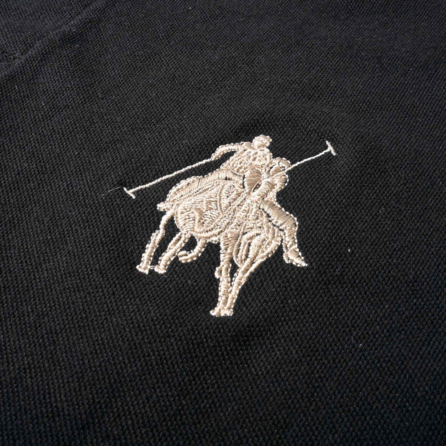 Polo Republica Men's Twin Pony & Crest Embroidered Short Sleeve Polo Shirt