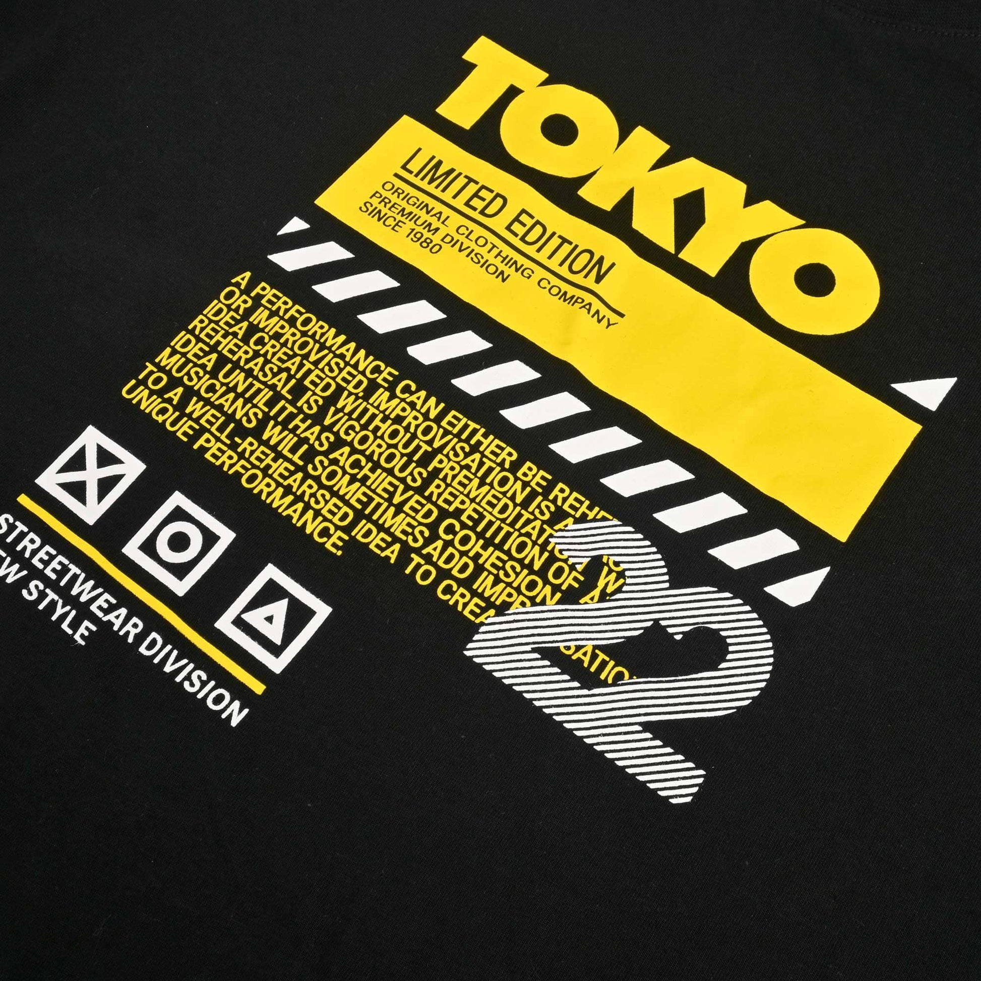 Polo Republica Men's Tokyo Printed Crew Neck Tee Shirt