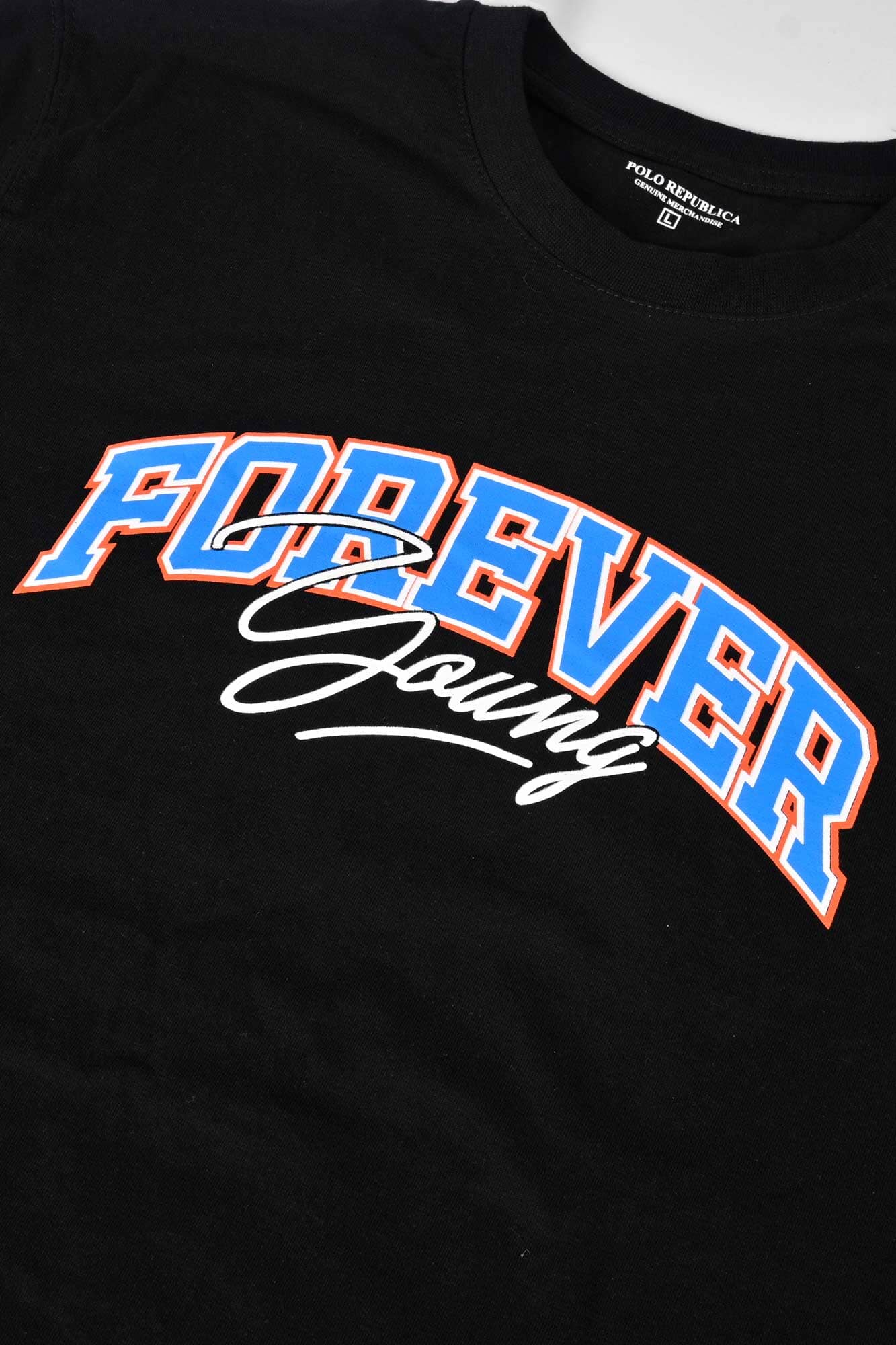 Polo Republica Men's Forever Printed Crew Neck Tee Shirt Men's Tee Shirt Polo Republica