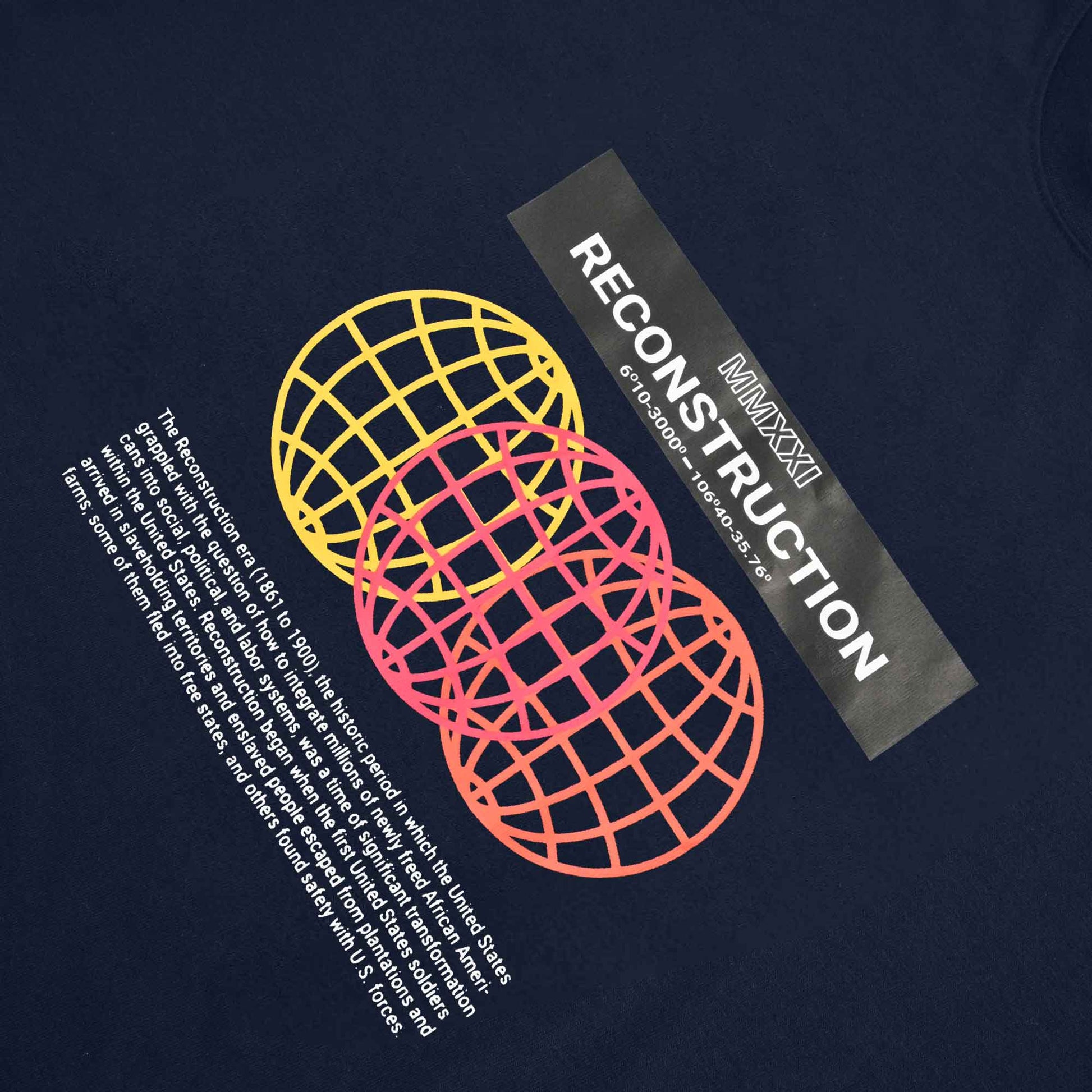 Polo Republica Men's Reconstruction Printed Short Sleeve Tee Shirt