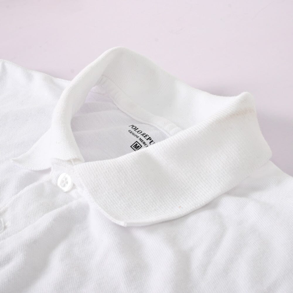 Polo Republica Men's Polo Crest & 8 Embroidered Short Sleeve Polo Shirt Men's Polo Shirt Polo Republica