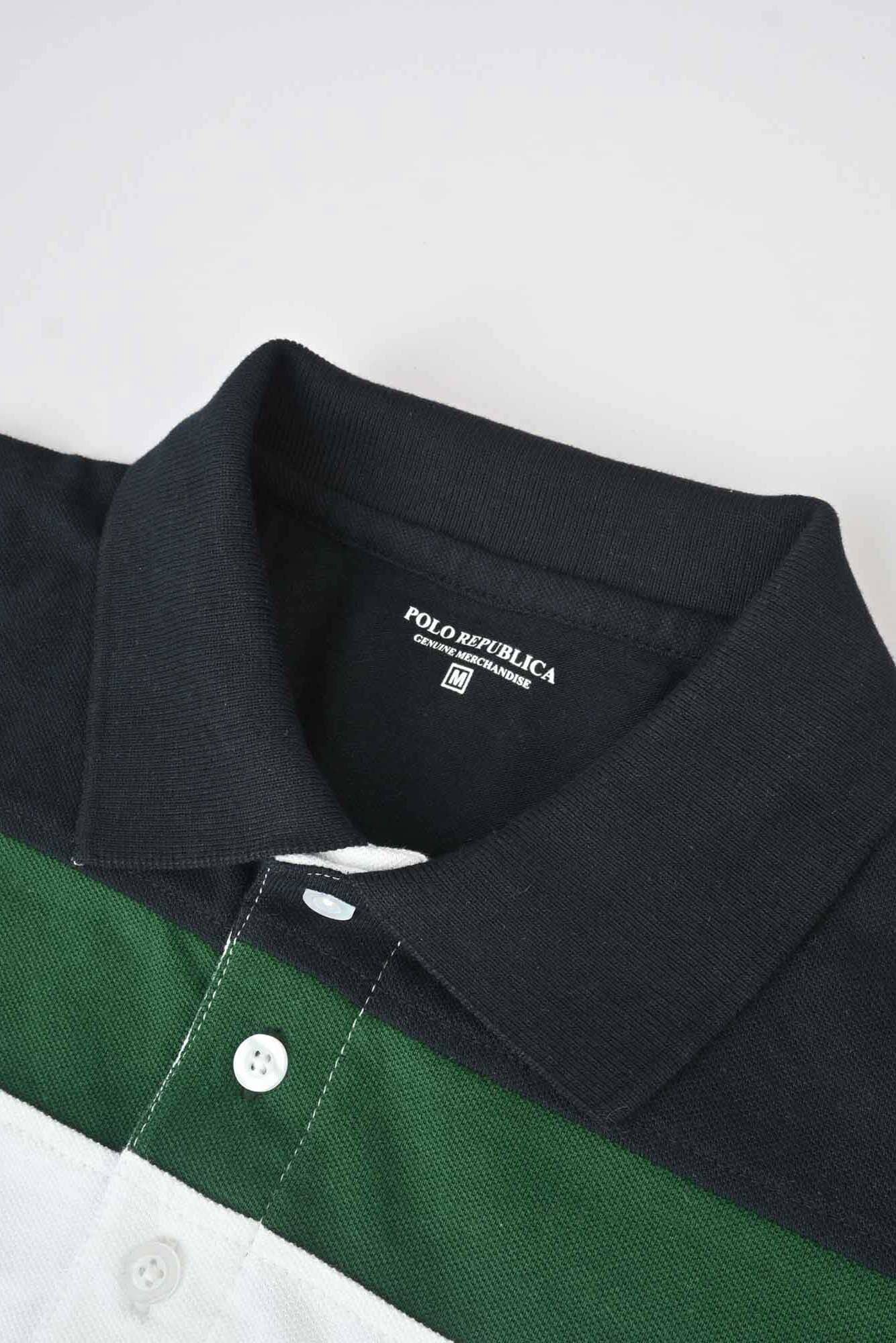 Polo Republica Men's Nasa Embroidered Panels Style Polo Shirt Men's Polo Shirt Polo Republica