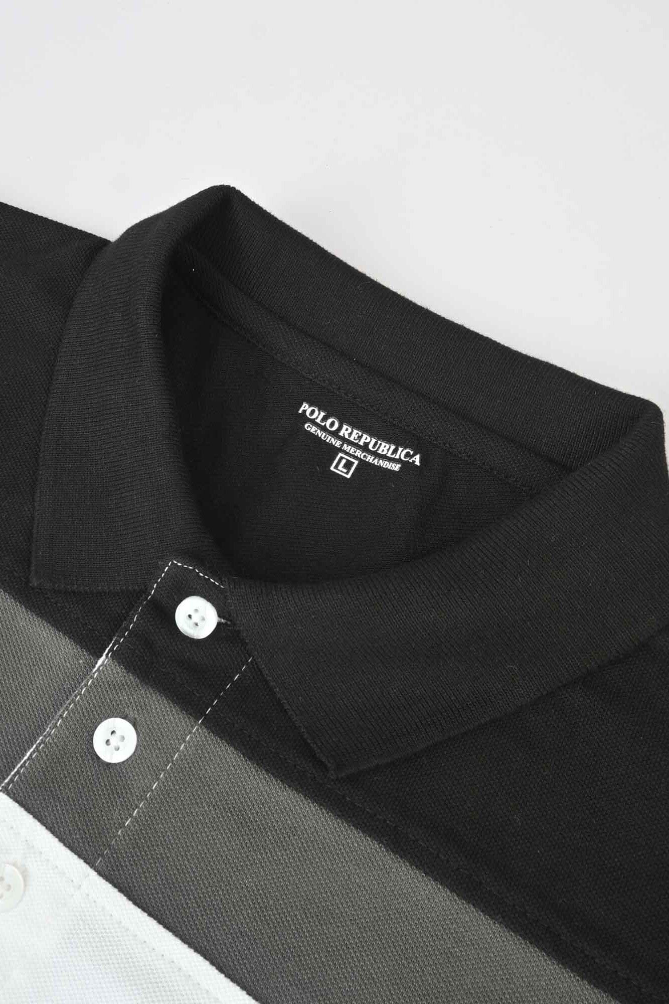 Polo Republica Men's Nasa Embroidered Panels Style Polo Shirt Men's Polo Shirt Polo Republica