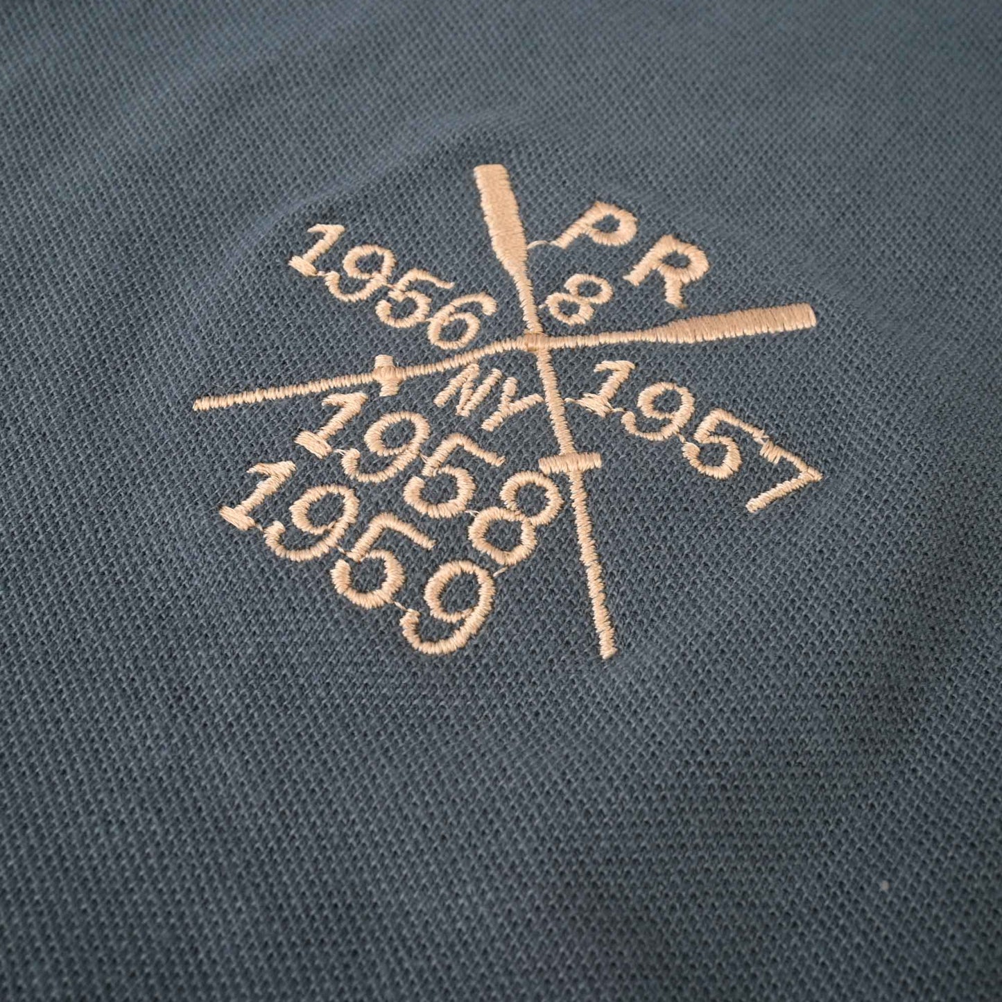 Polo Republica Men's Double Pony & Mallets Embroidered Contrast Panels Polo Shirt Men's Polo Shirt Polo Republica