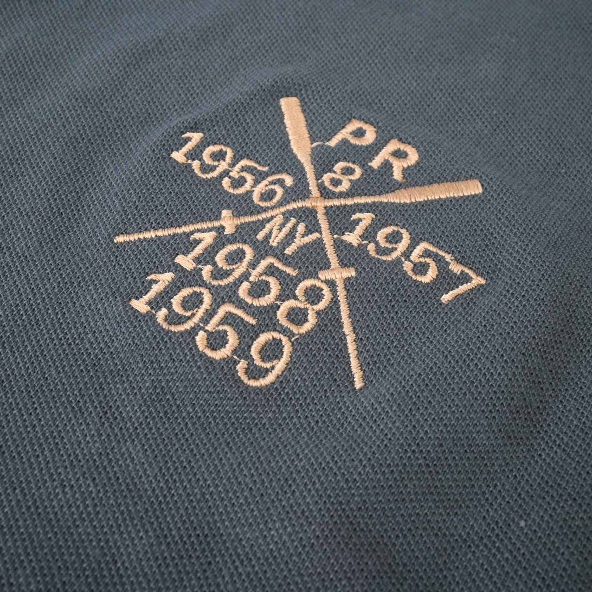 Polo Republica Men's Double Pony & Mallets Embroidered Contrast Panels Polo Shirt Men's Polo Shirt Polo Republica