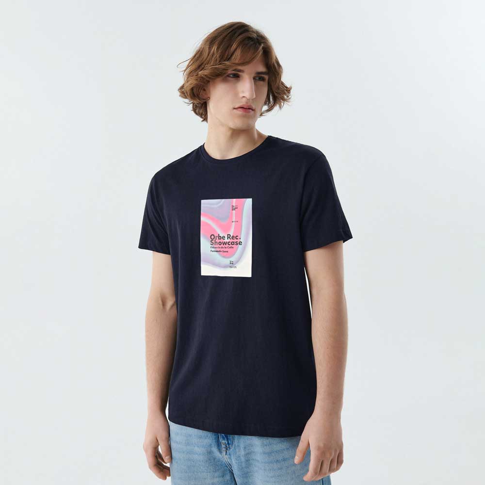 Polo Republica Men's Orbe Rec Printed Crew Neck Tee Shirt Men's Tee Shirt Polo Republica