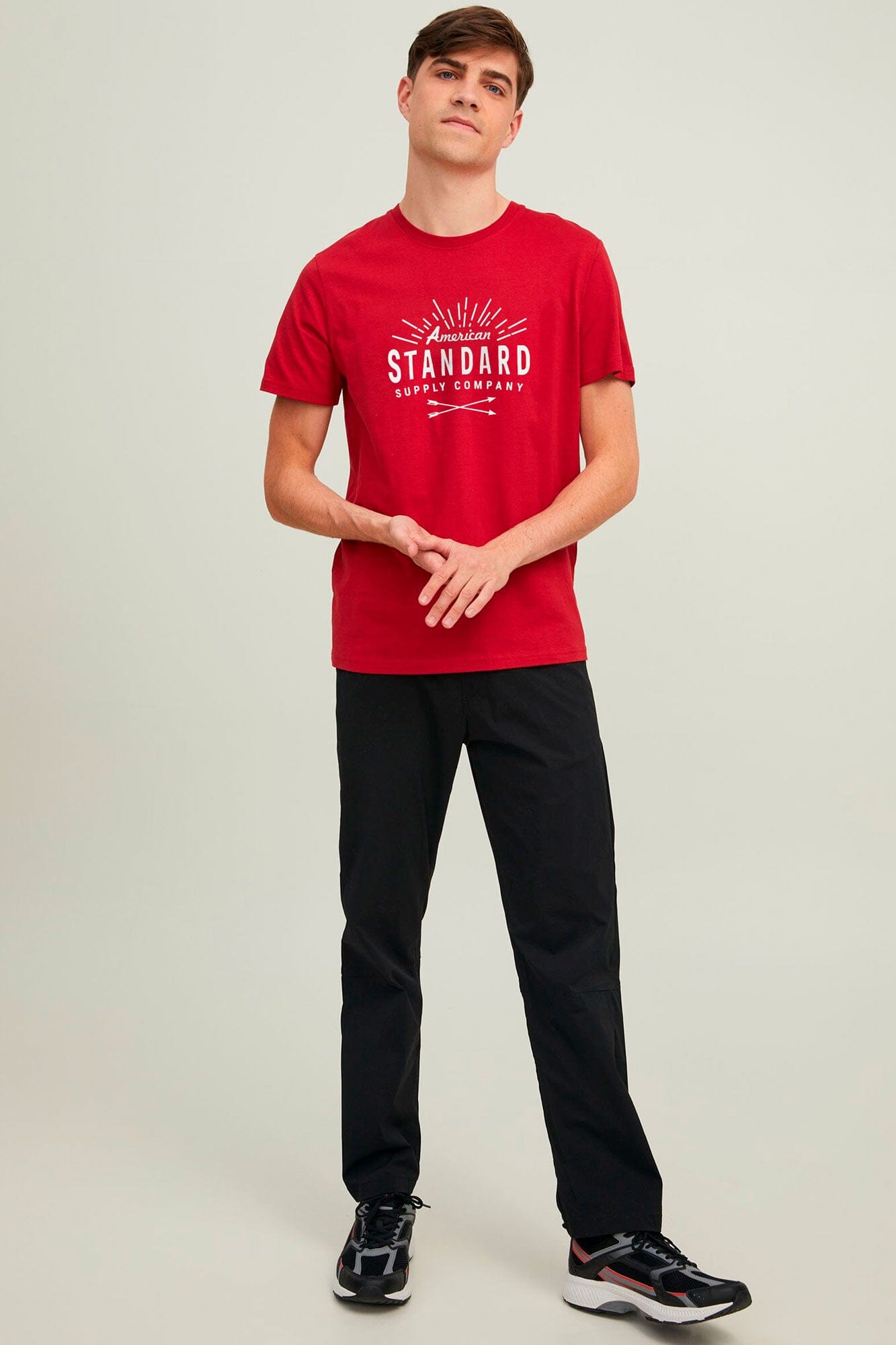 Polo Republica Men's American Standard Printed Crew Neck Tee Shirt Men's Tee Shirt Polo Republica