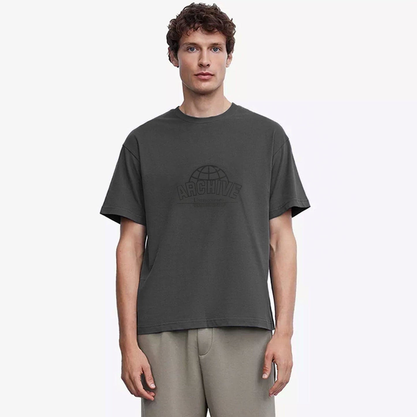 Polo Republica Men's Archive Printed Crew Neck Tee Shirt Men's Tee Shirt Polo Republica Graphite S