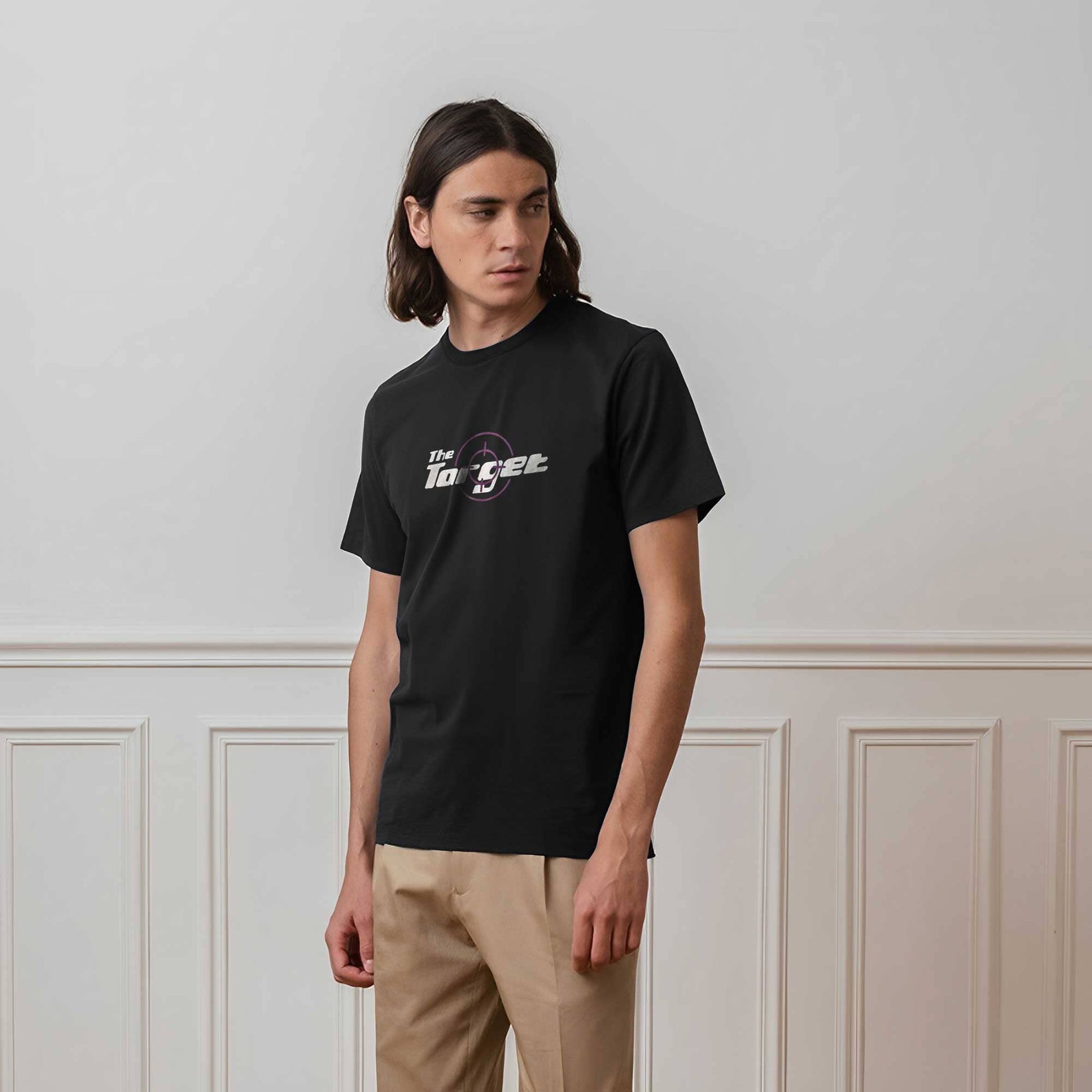 Polo Republica Men's The Target Printed Crew Neck Tee Shirt