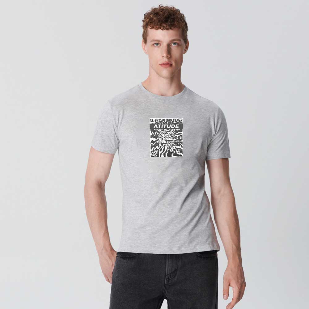 Polo Republica Men's Attitude Printed Short Sleeve Tee Shirt Men's Tee Shirt Polo Republica