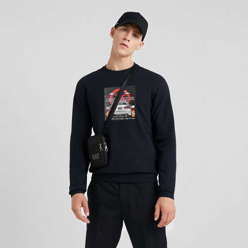 Polo Republica Men's Pakwheels Reborn Printed Fleece Sweat Shirt Men's Sweat Shirt Polo Republica