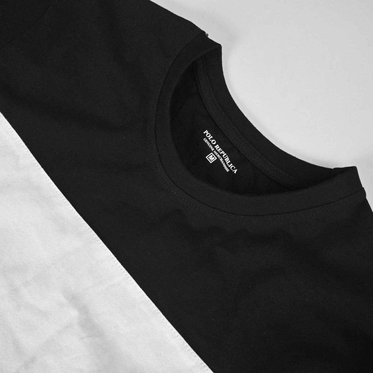 Polo Republica Men's Olympia Printed Contrast Panel Tee Shirt Men's Tee Shirt Polo Republica