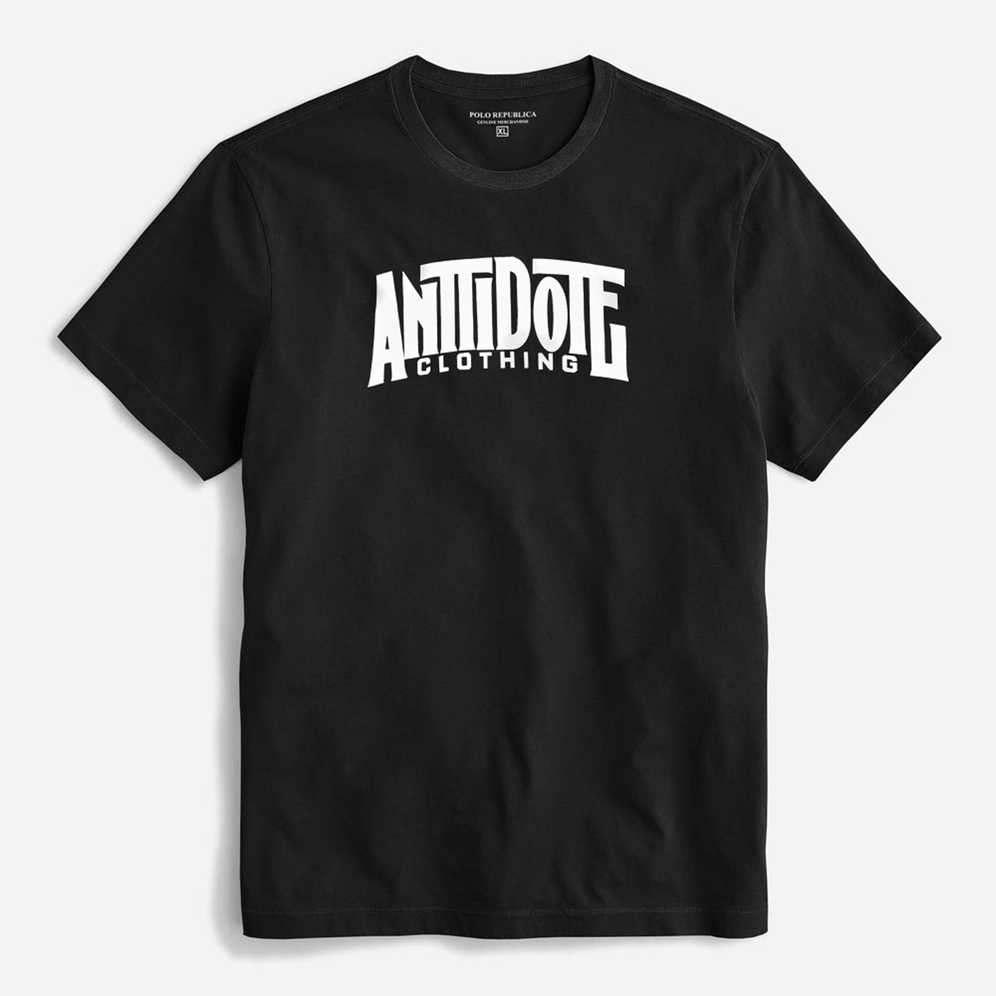 Polo Republica Men's Antidote Printed Crew Neck Tee Shirt Men's Tee Shirt Polo Republica