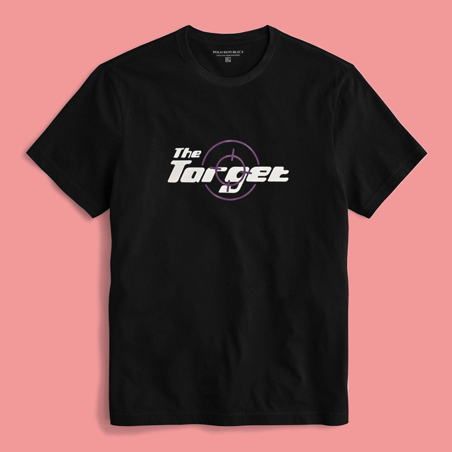 Polo Republica Men's The Target Printed Crew Neck Tee Shirt