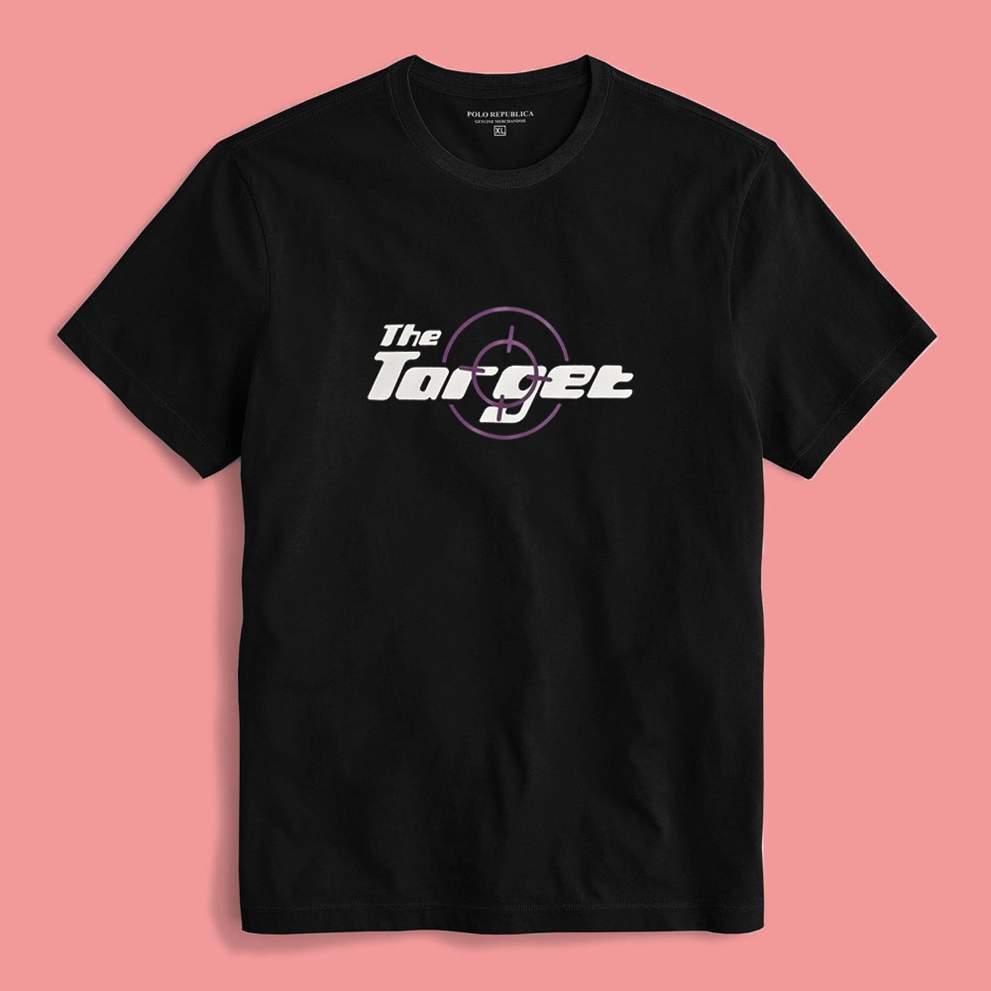 Polo Republica Men's The Target Printed Crew Neck Tee Shirt