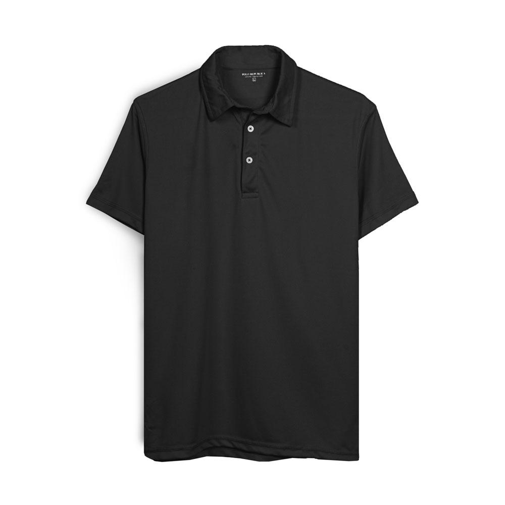 Polo Republica Men's Vermont Sports Polo Shirt Men's Polo Shirt Polo Republica Black XS
