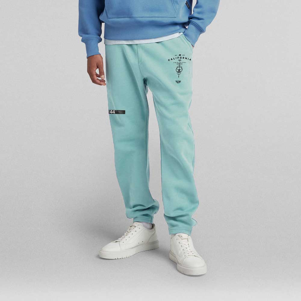 Polo Republica Men's California Printed Fleece Jogger Pants Men's Trousers Polo Republica