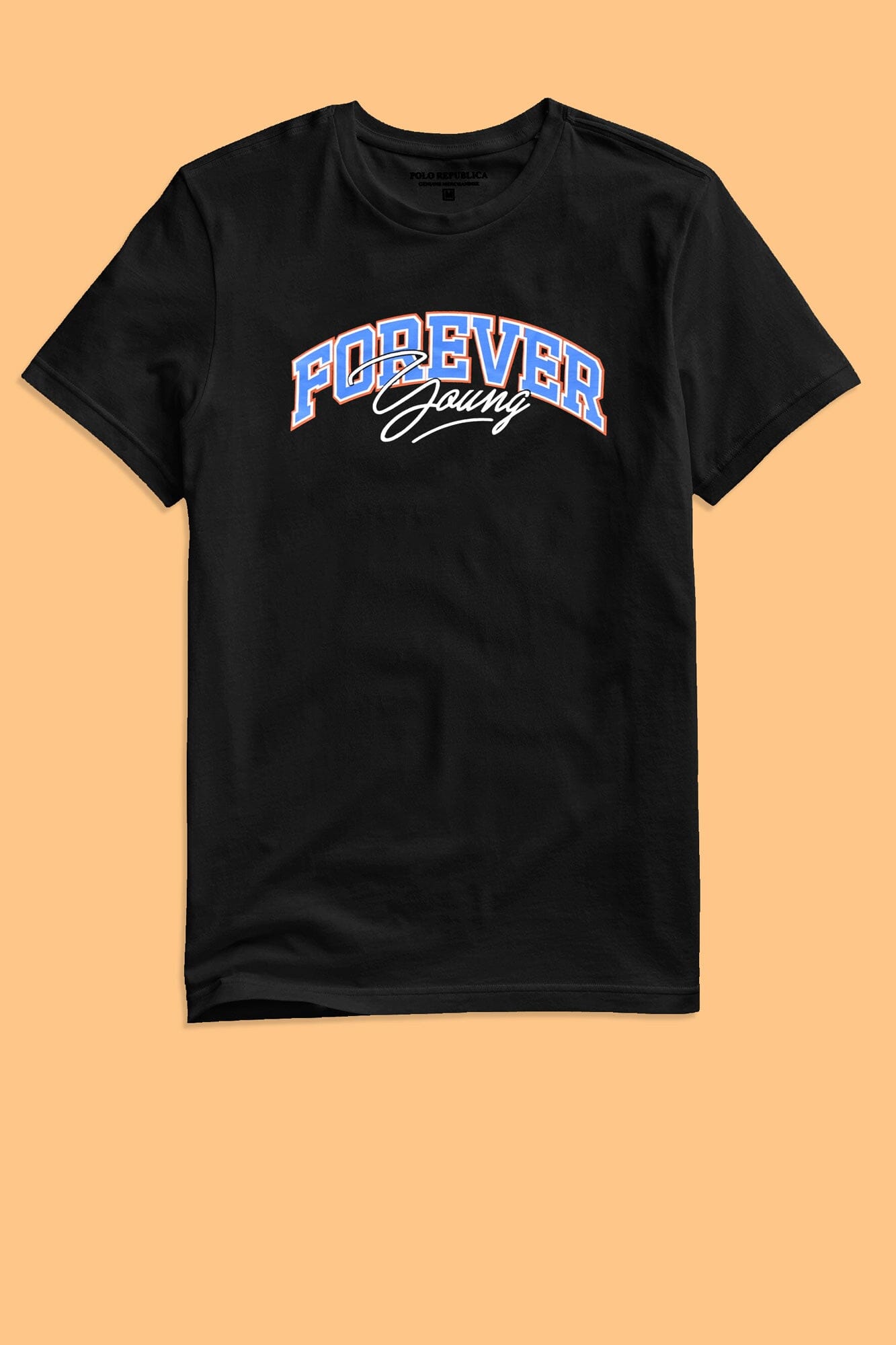 Polo Republica Men's Forever Printed Crew Neck Tee Shirt Men's Tee Shirt Polo Republica