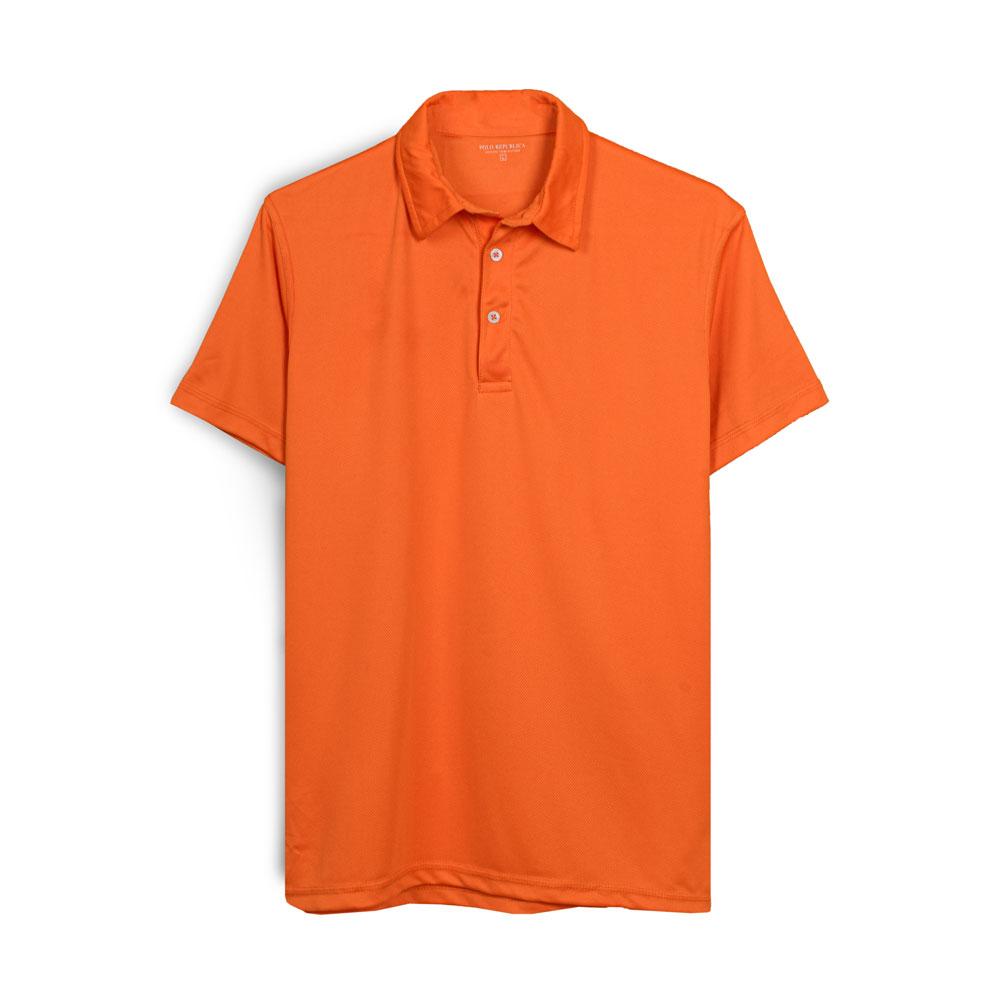 Polo Republica Men's Vermont Sports Polo Shirt Men's Polo Shirt Polo Republica Orange XS