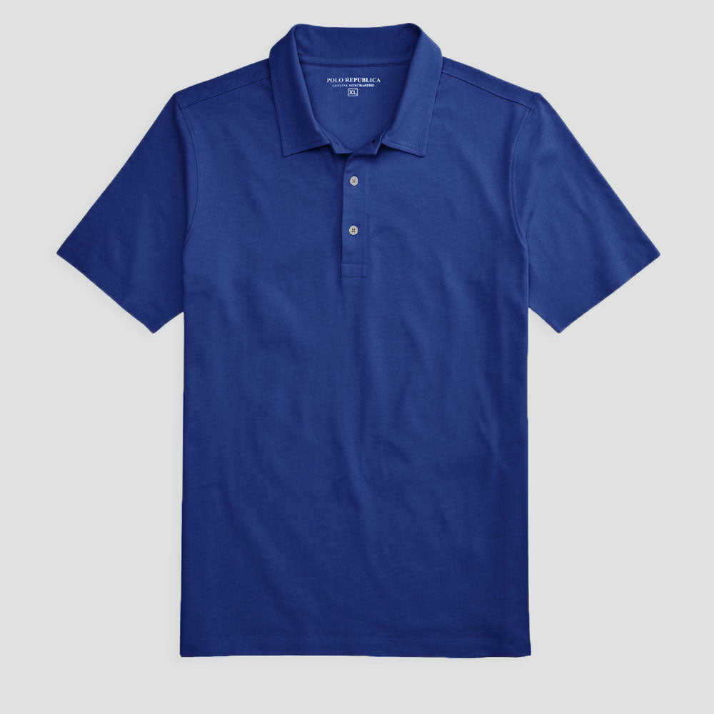 Polo Republica Men's Essentials All-In Tailored Collar Pique Polo