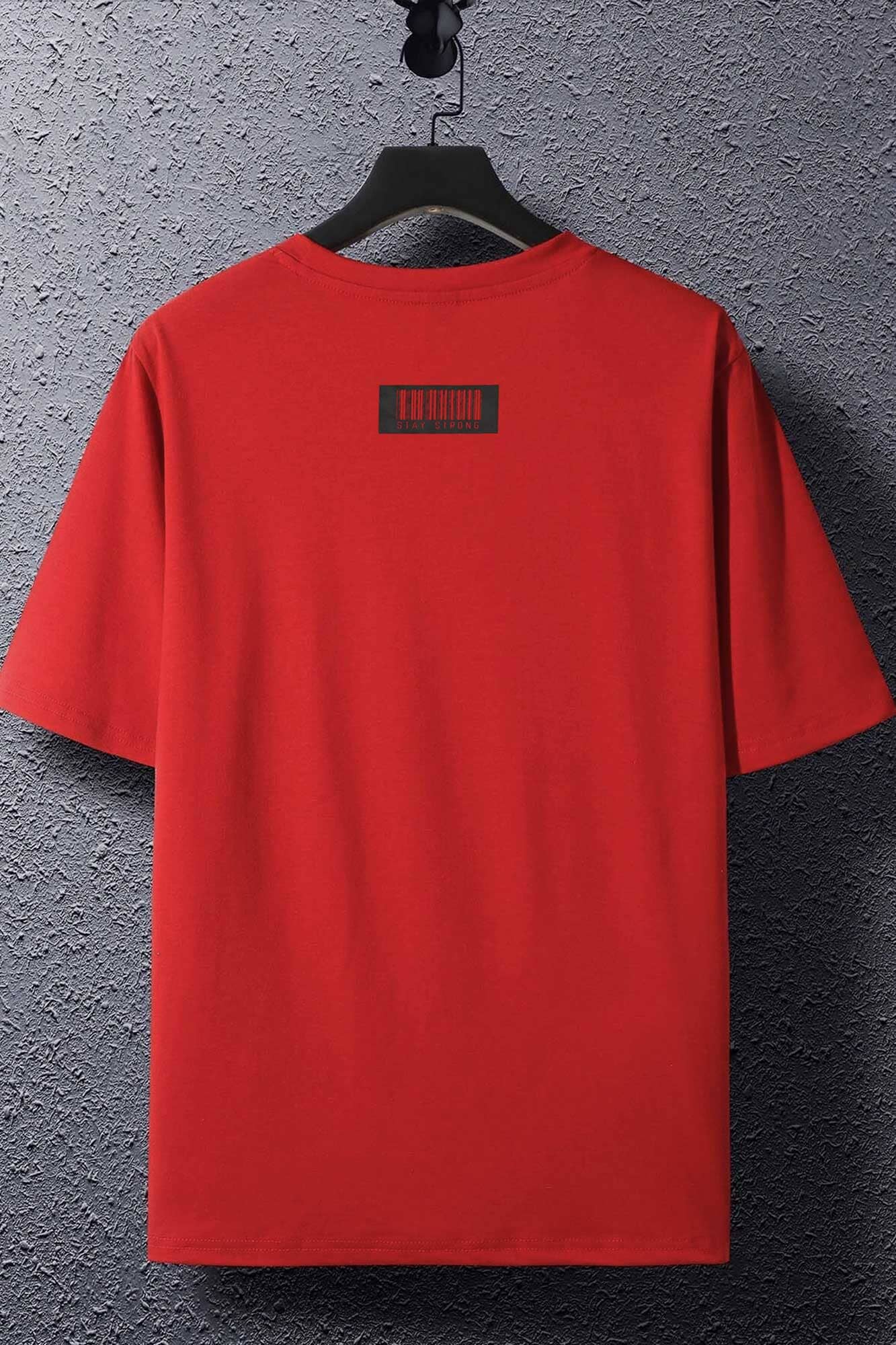 Polo Republica Men's Stay Strong Printed Crew Neck Tee Shirt Men's Tee Shirt Polo Republica