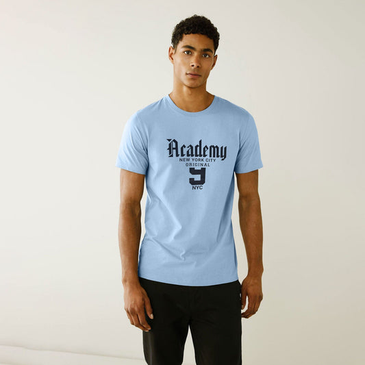 Polo Republica Men's Academy Printed Crew Neck Tee Shirt Men's Tee Shirt Polo Republica Light Sky S
