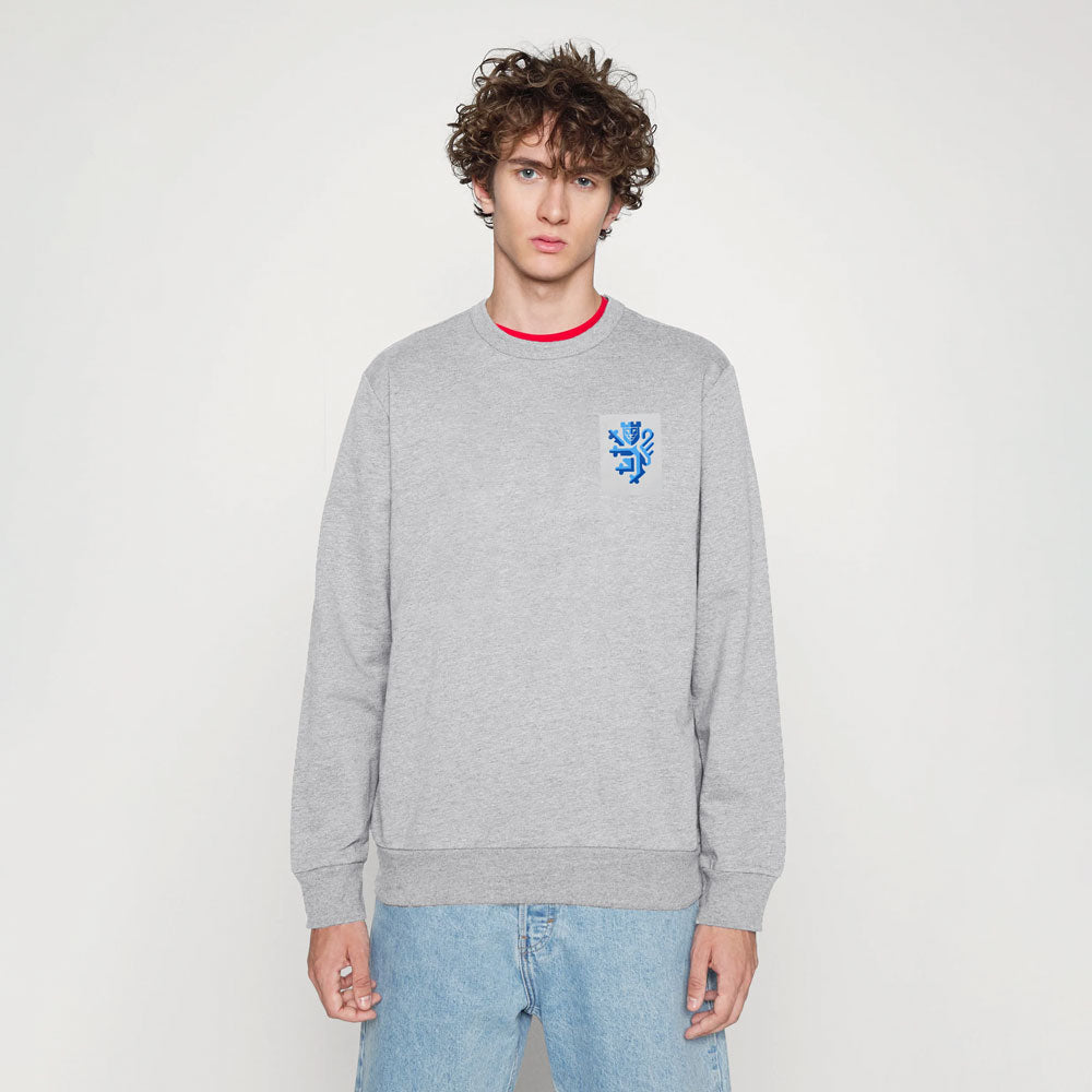 Polo Republica Men's Lion Crest Printed Fleece Sweat Shirt Men's Sweat Shirt Polo Republica