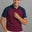 Burgundy & Navy