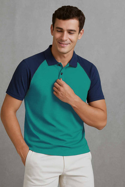 Turquoise & Navy