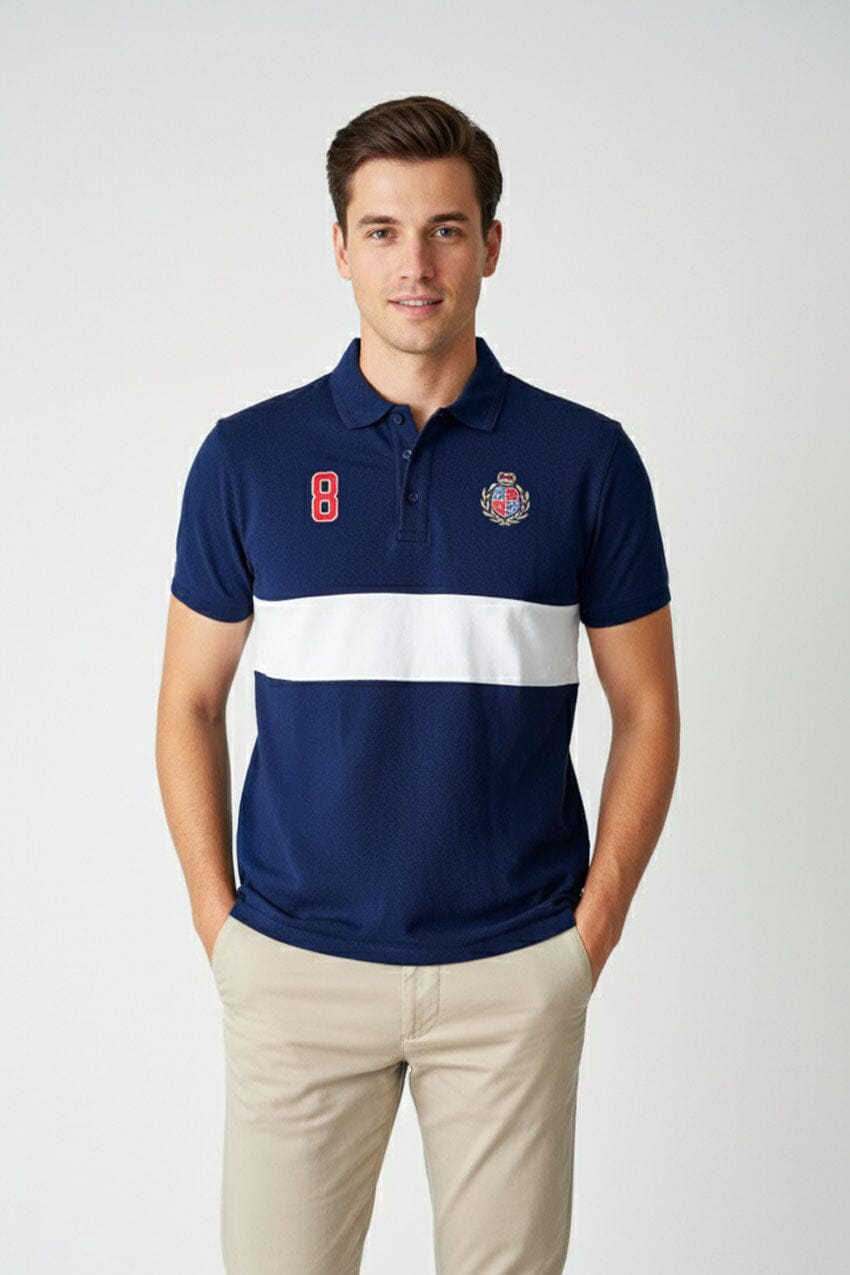 Polo Republica Men's 8 Crown Polo Shirt