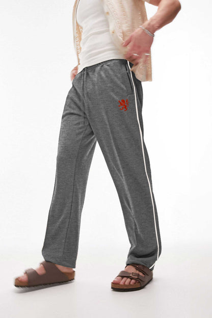 Polo Republica Men's Lion Crest Embroidered Terry Trousers