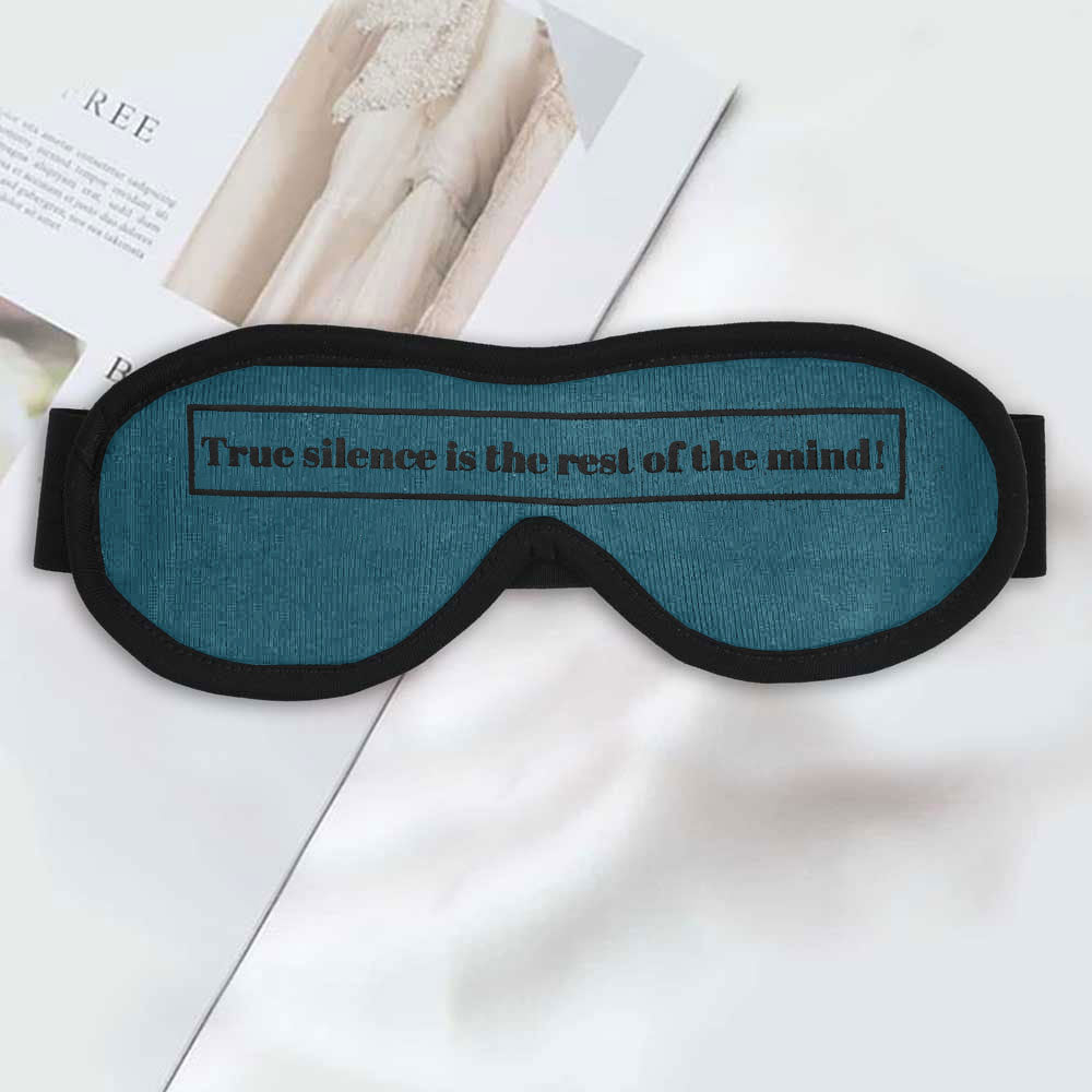 Polo Republica Eye Mask for Sleeping. Made-With-Waste! Eyewear Polo Republica Teal True Silence 