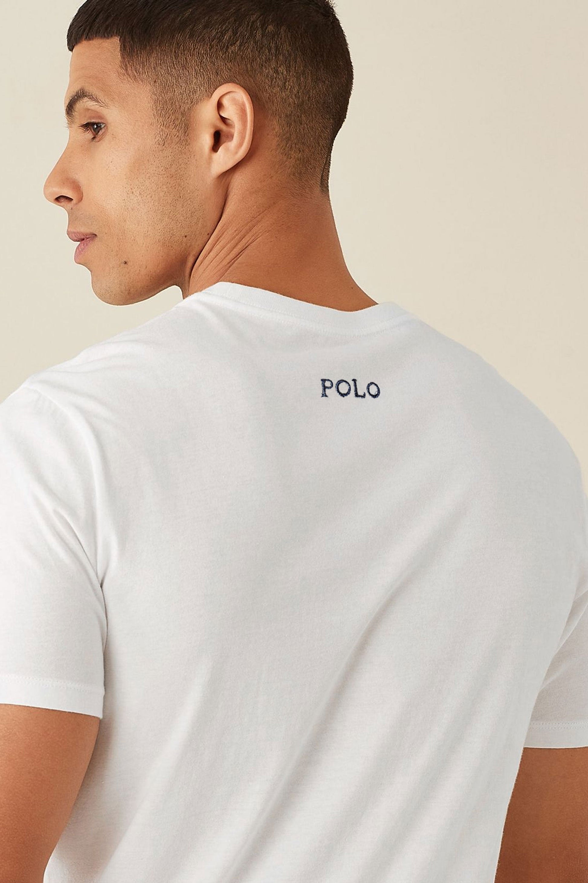 Polo Republica Men's PR & Polo Embroidered Crew Neck Tee Shirt