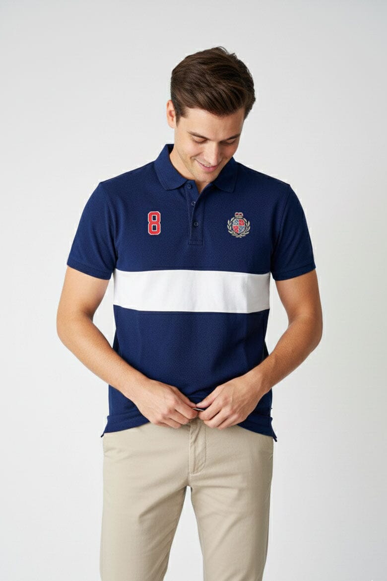 Polo Republica Men's 8 Crown Polo Shirt