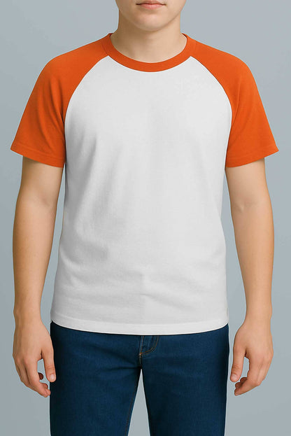 White & Orange