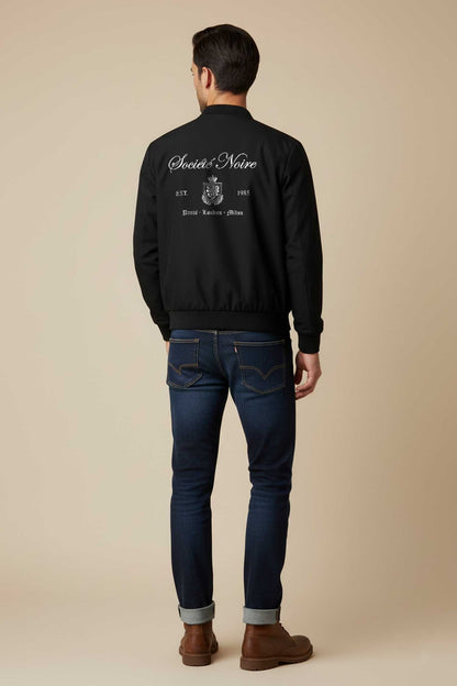 USQUARED Men's Societe Noire Bomber Jacket