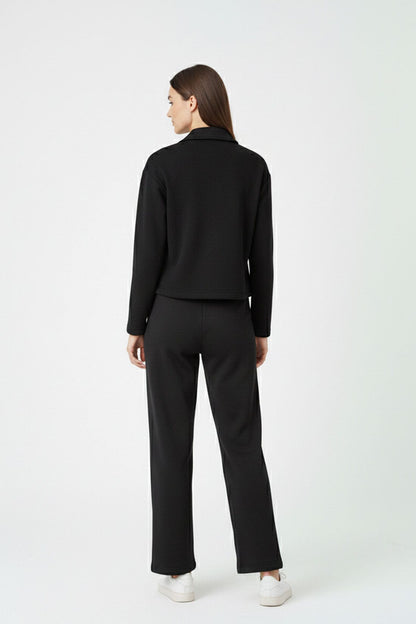 USQUARED Women's Shawl Collar Co-Ord Set