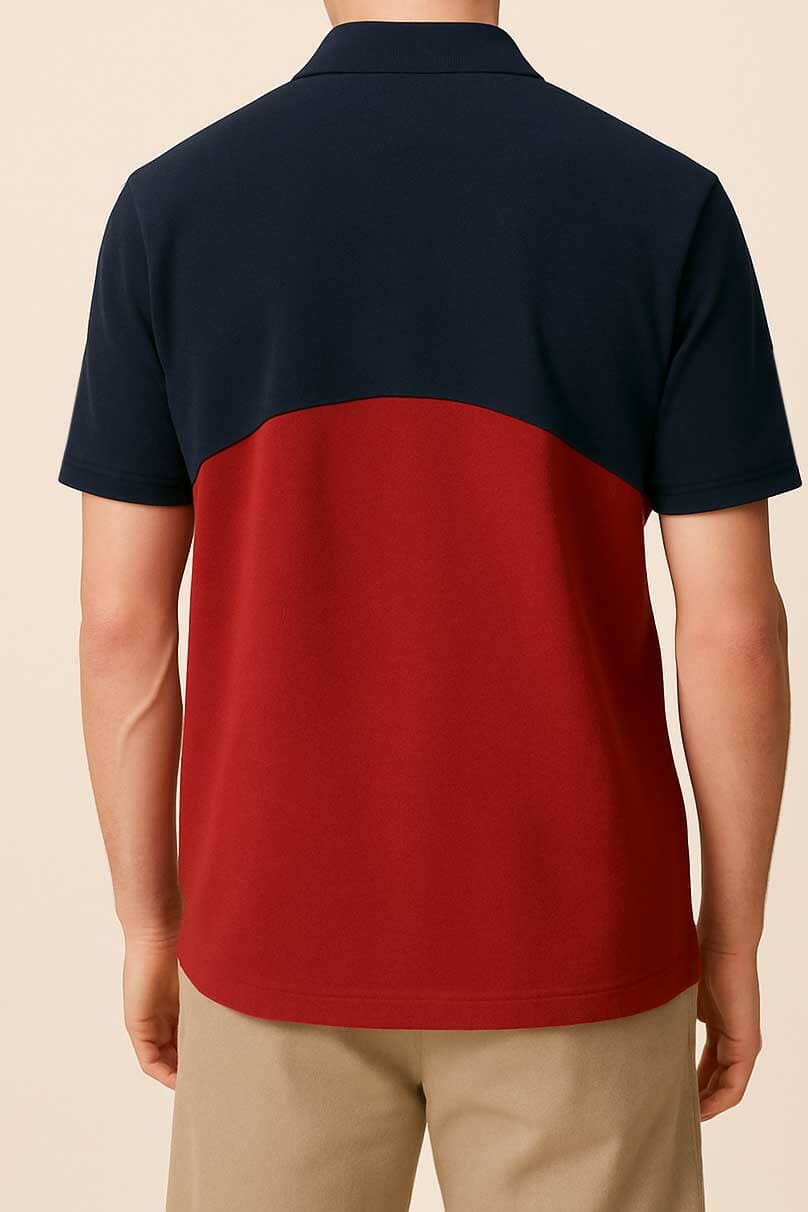 Navy & Red