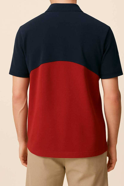 Navy & Red