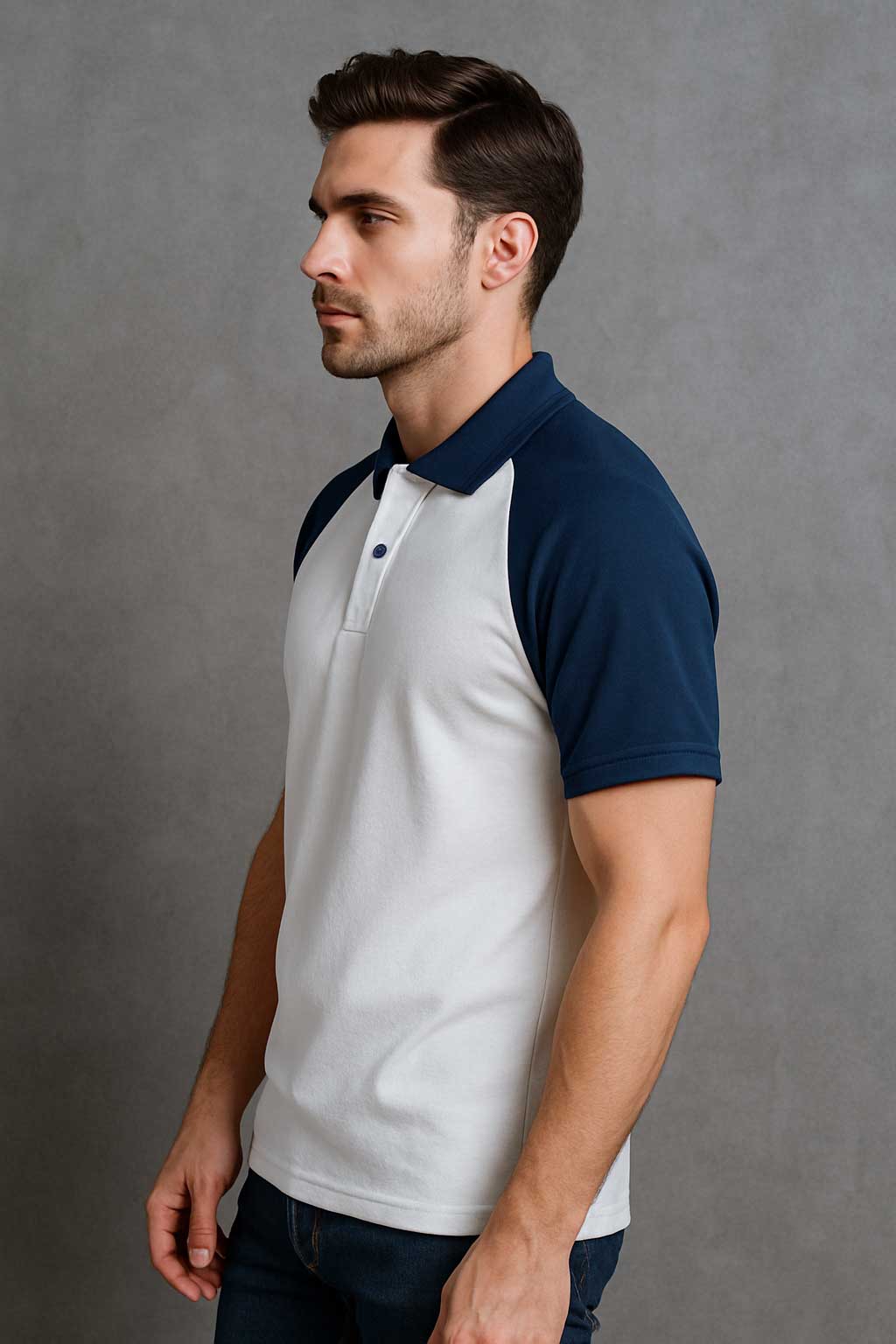 White & Navy